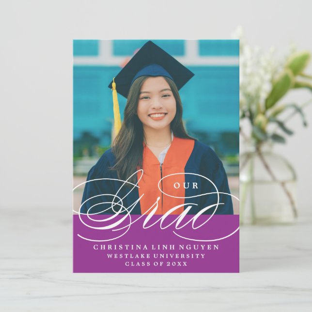 VÅR ELEGANT-SKRIPTSKYDD | INBJUDAN TILL STUDENTEN (Stående Fram)