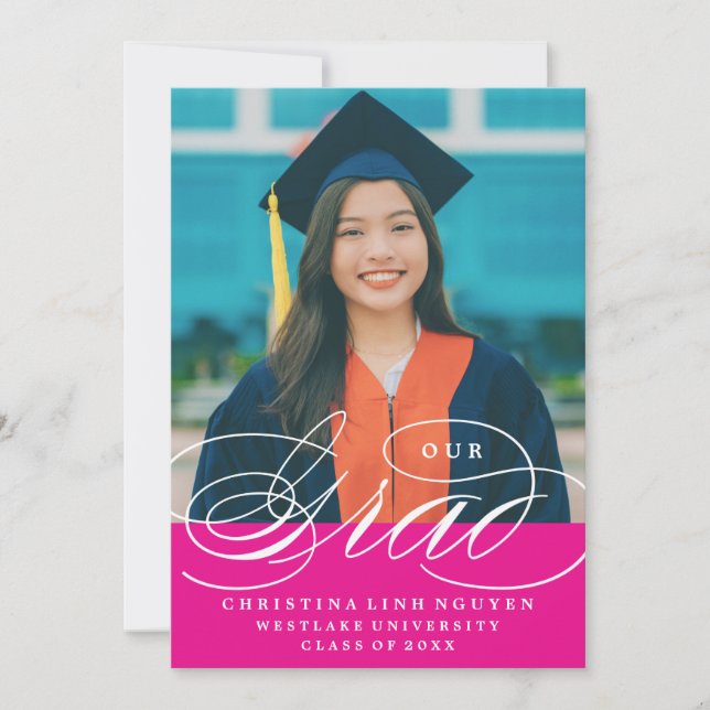 VÅR ELEGANT-SKRIPTSKYDD | INBJUDAN TILL STUDENTEN (Framsida)