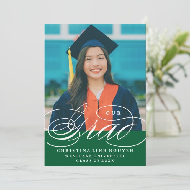 VÅR ELEGANT-SKRIPTSKYDD | INBJUDAN TILL STUDENTEN (Stående Fram)