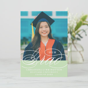 VÅR ELEGANT-SKRIPTSKYDD INBJUDAN TILL STUDENTEN