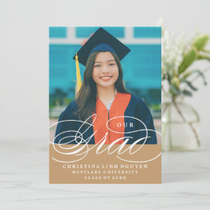 VÅR ELEGANT-SKRIPTSKYDD INBJUDAN TILL STUDENTEN