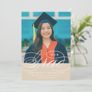 VÅR ELEGANT-SKRIPTSKYDD INBJUDAN TILL STUDENTEN