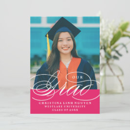 VÅR ELEGANTA SCRIPT GRAD | EXAMENSINVITATION INBJUDNINGAR