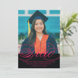 VÅR ELEGANTA SCRIPT GRAD | EXAMENSINVITATION INBJUDNINGAR