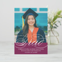 VÅR ELEGANTA SCRIPT GRAD | EXAMENSINVITATION INBJUDNINGAR