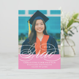 VÅR ELEGANTA SCRIPT GRAD | EXAMENSINVITATION INBJUDNINGAR