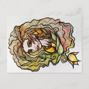 Vår Elf Goddess Wiccan Vykort