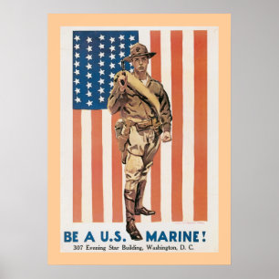Var en amerikansk marin! poster