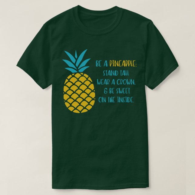 Var en ananas citattecken t shirt (Design framsida)