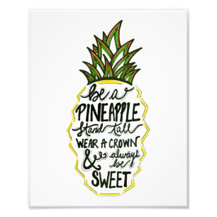 Var en ananas fototryck