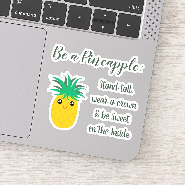 Var en ananas inspirationsoffert klistermärken (Detalj)