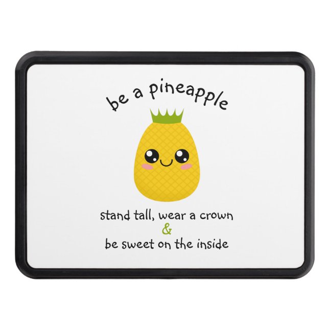 Var en ananas motivation dragkroksskydd (Framsidan)