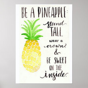 Var en ananas Poster