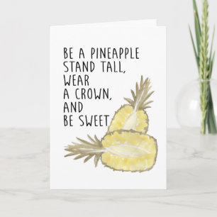 Var en ananas, var hela Bäran om Krona och var söt Kort