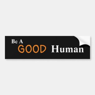 Var en BRA human Bumper-streck Bildekal