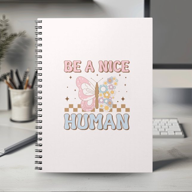 Var en bra humanistisk Ord, bra vibes Anteckningsbok (Skapare uppladdad)