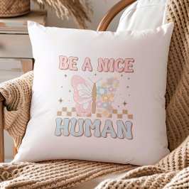 Var en bra humanistisk Ord, bra vibes Kudde