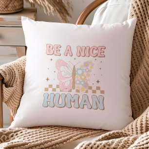 Var en bra humanistisk Ord, bra vibes Kudde