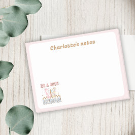 Var en bra humanistisk Ord, bra vibes Post-it Block