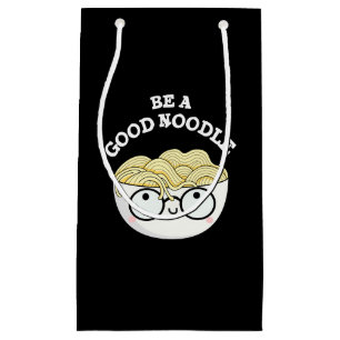 Var en Bra Noodle Funny Bowl av Noodle Pun Mörk BG