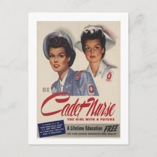 Var en Cadet Nurse Vykort