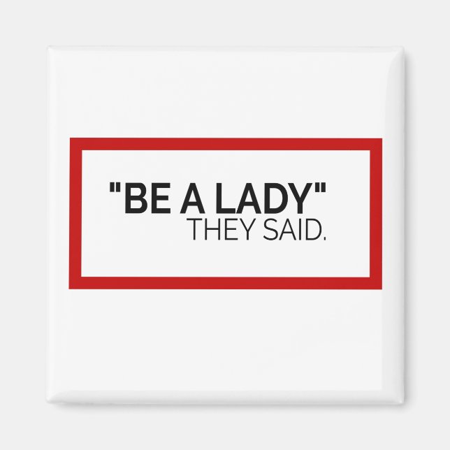 Var en Dam som de sa Magnet (Framsidan)