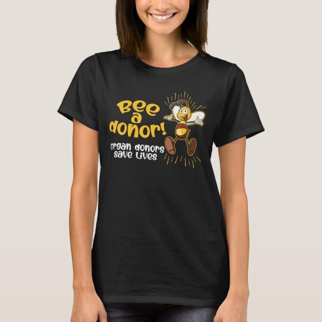 Var en donator! t shirt (Framsida)