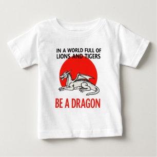 Var en drake - Unik Fantasy-design T Shirt