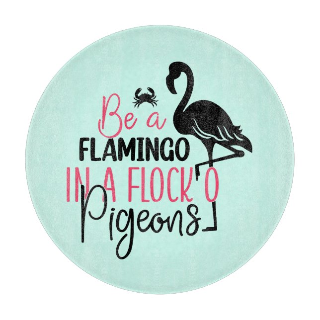 Var en flamingo i en flock duvor (Framsidan)