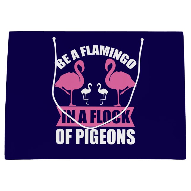 Var en flamingo i en flock duvor (Framsidan)