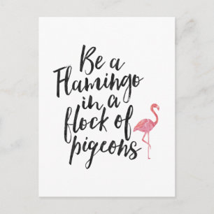 Var en Flamingo - inspirera kort