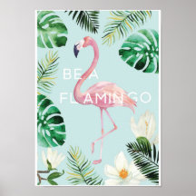 Var en Flamingo-Poster