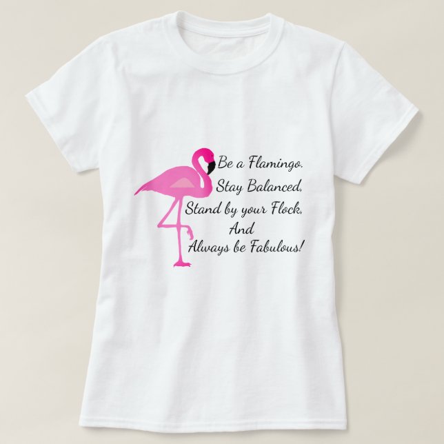 Var en FlamingoT-tröja Tee Shirt (Design framsida)