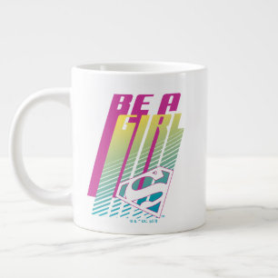 "Var en flicka" Supergirl Graphic Jumbo Mugg
