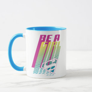"Var en flicka" Supergirl Graphic Mugg