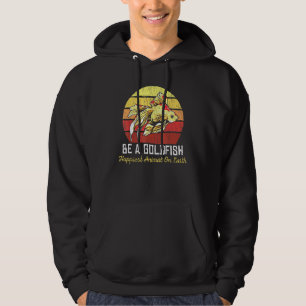 Var en guldfisk som lyckligtvis fiskar guldfisk hoodie