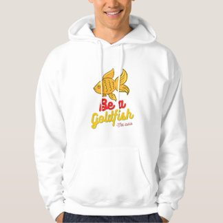 Var en guldfisk Vuxen Ulltröja med Huva Hoodie