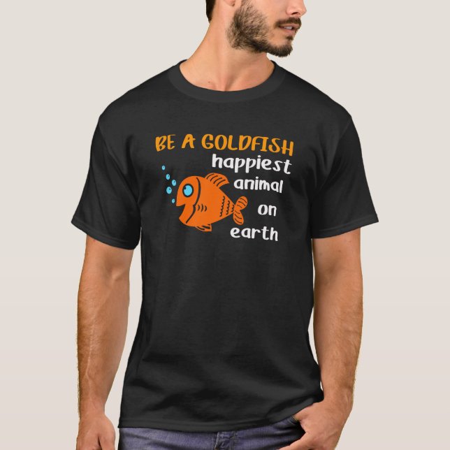 Var en gyllfisk, en gyllene fotbollsrotationsoffer t shirt (Framsida)
