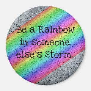 Var en inspirera citationsteckenmagnet för magnet