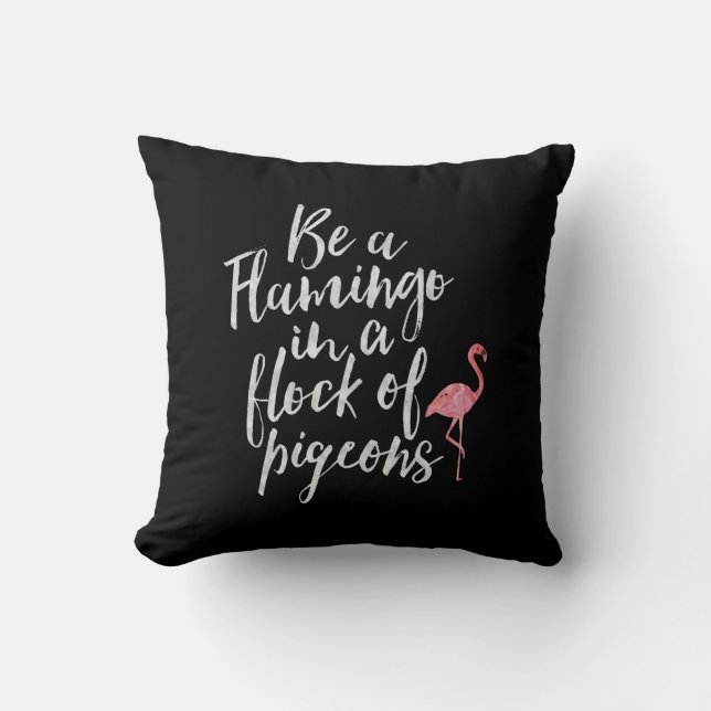 Var en inspirera flamingo kudder kudde (Framsida)