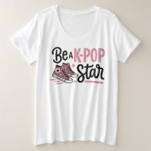 Var en K-POP-stjärna grafisk t-shirt