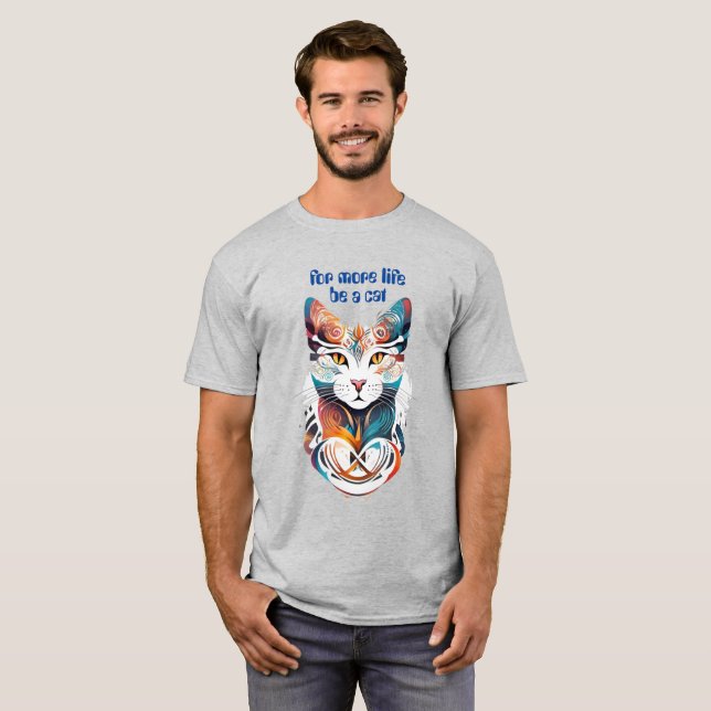 Var en katt t shirt (Hel framsida)