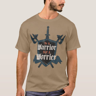 Var en krigare, inte en vintage som är en arbeters t shirt