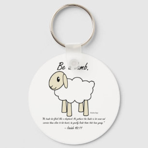 "Var en Lamb" Keychain Nyckelring