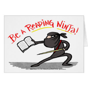 Var en läs- Ninja! kort