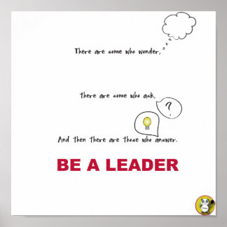Var en LEADER-Poster Poster