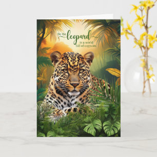 Var en leopard i en värld full av kopior kort
