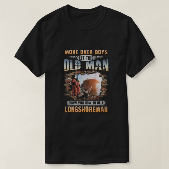 Var en Longshoreman T Shirt (Design framsida)