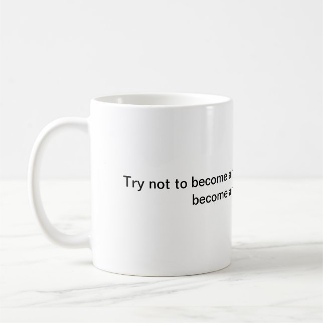 Var en man av framgångsoffert kaffemugg (Vänster)