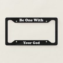 Var en med din Guds licensskylt Ram
